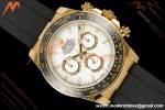 Rolex - Daytona 126518LN 40mm Gain Weight CER/YG/RU Wht/Stk ZF JH4131