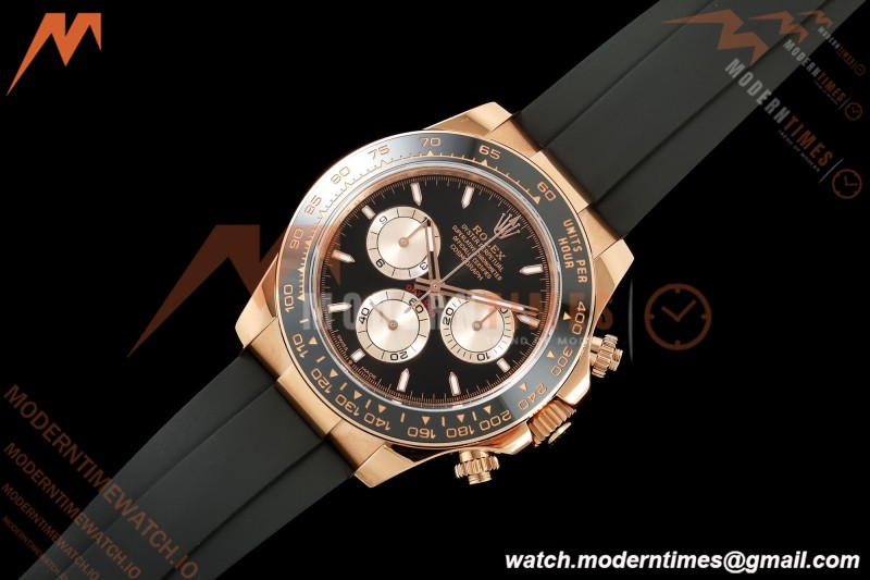 Rolex - Daytona 126515LN 40mm Gain Weight CER/RG/RU Blk/Gold/Stk ZF SH4131