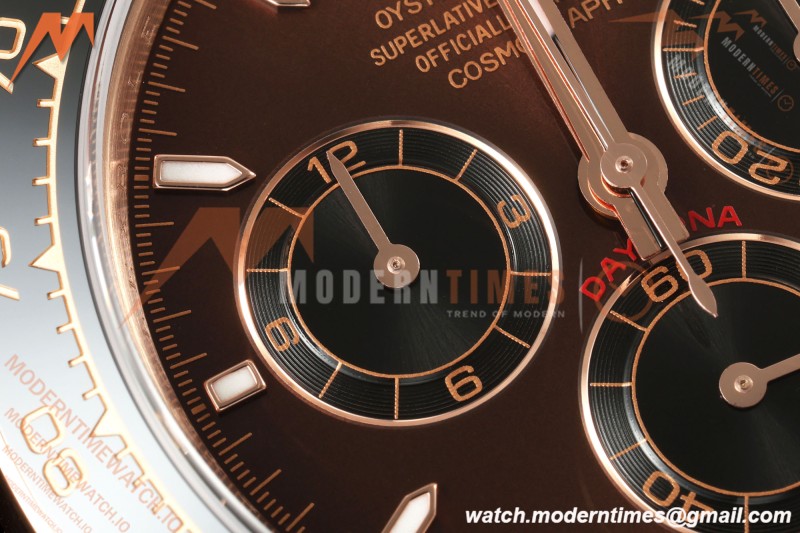 Rolex - Daytona 126515LN 40mm Gain Weight CER/RG/RU Chocolate/Blk/Stk ZF SH4131