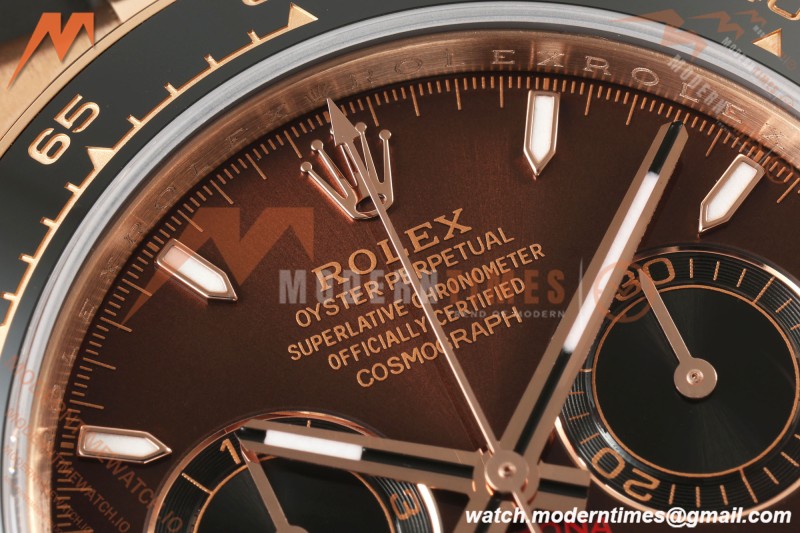 Rolex - Daytona 126515LN 40mm Gain Weight CER/RG/RU Chocolate/Blk/Stk ZF SH4131
