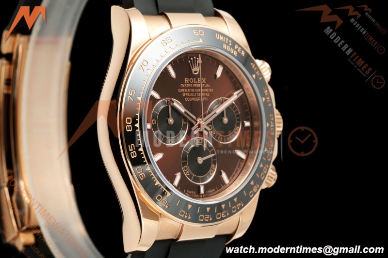Rolex - Daytona 126515LN 40mm Gain Weight CER/RG/RU Chocolate/Blk/Stk ZF SH4131