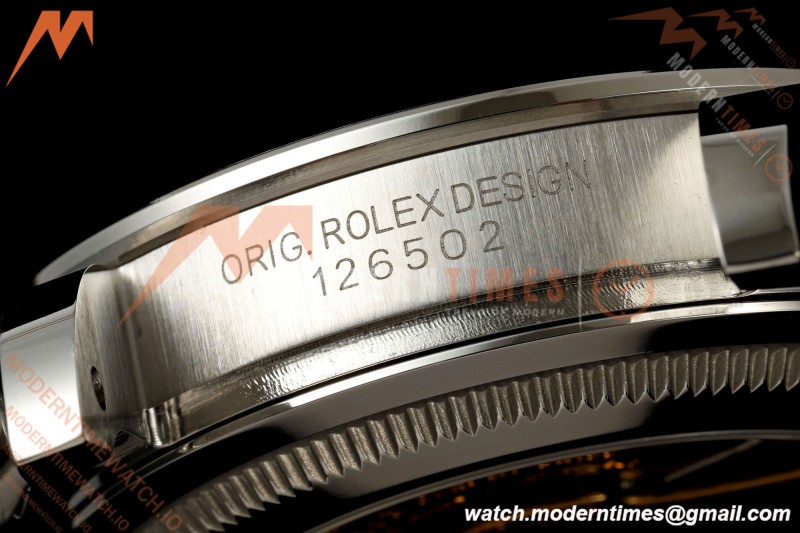 Rolex - Daytona 126502 40mm 904L SS/SS White Dial ERF JH4131 Free Sprung