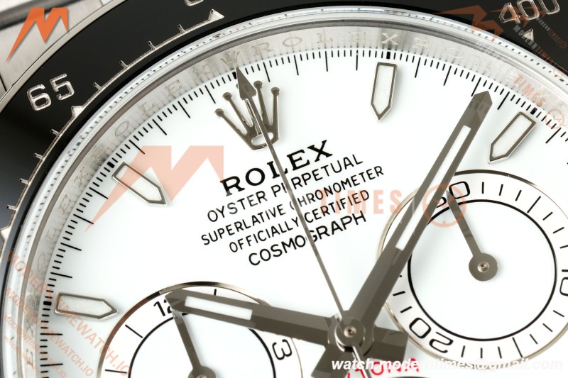 Rolex - Daytona 126502 40mm 904L SS/SS White Dial ERF JH4131 Free Sprung