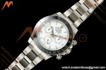 Rolex - Daytona 126502 40mm 904L SS/SS White Dial ERF JH4131 Free Sprung
