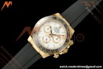 Rolex - Daytona 126518LN 40mm Gain Weight CER/YG/RU Wht/Stk WF JH4131 Free Sprung