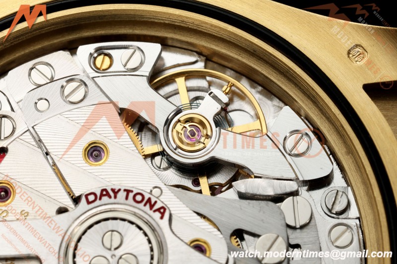 Rolex - Daytona 126518LN 40mm Gain Weight CER/YG/RU YG/Blk/Stk WF JH4131 Free Sprung