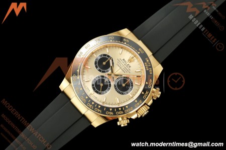 Rolex - Daytona 126518LN 40mm Gain Weight CER/YG/RU YG/Blk/Stk WF JH4131 Free Sprung