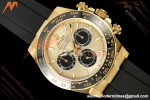 Rolex - Daytona 126518LN 40mm Gain Weight CER/YG/RU YG/Blk/Stk WF JH4131 Free Sprung