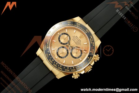 Rolex - Daytona 126518LN 40mm Gain Weight YG/RU Gold/Stk WF JH4131 Free Sprung