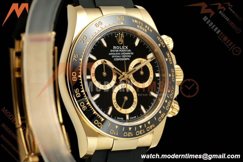 Rolex - Daytona 126518LN 40mm Gain Weight CER/YG/RU Blk/Stk WF JH4131 Free Sprung