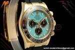 Rolex - Daytona 126518LN 40mm Gain Weight CER/YG/RU Turquoise Blue/Stk WF JH4131 Free Sprung