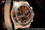 Rolex - Daytona 126515LN 40mm Gain Weight CER/RG/RU Chocolate/Blk/Stk WF JH4131 Free Sprung