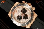 Rolex - Daytona 126515LN 40mm Gain Weight CER/RG/RU CHAMP/BLK/STK WF JH4131 Free Sprung