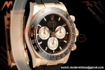 Rolex - Daytona 126515LN 40mm Gain Weight CER/RG/RU Blk/Gold/Stk WF JH4131 Free Sprung