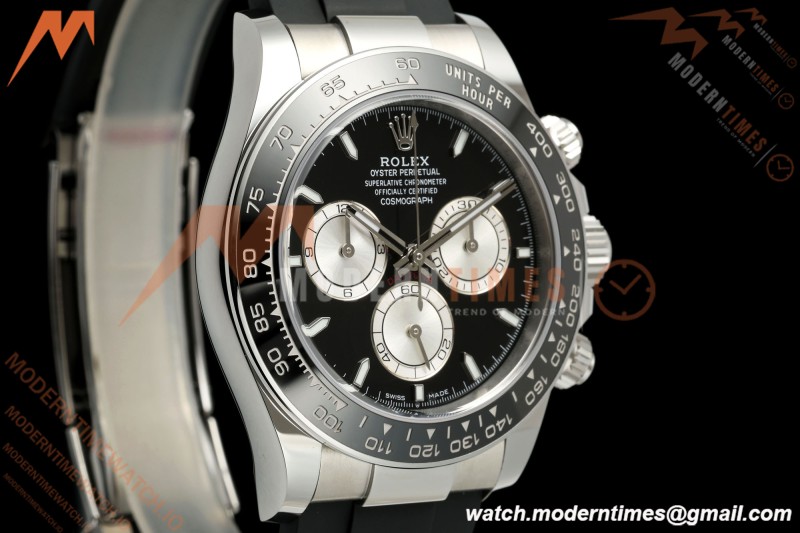 Rolex - Daytona 126519LN 40mm Gain Weight SS/RU Blk/Gry/Stk WF JH4131 Free Sprung