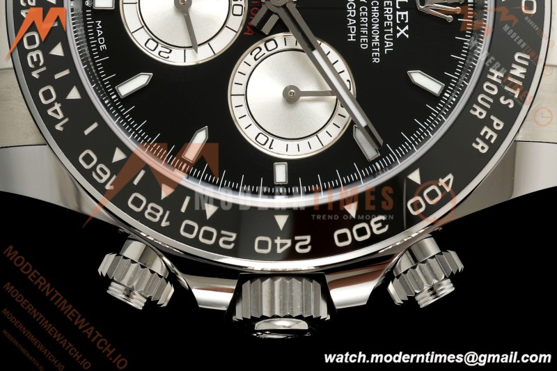 Rolex - Daytona 126519LN 40mm Gain Weight SS/RU Blk/Gry/Stk WF JH4131 Free Sprung