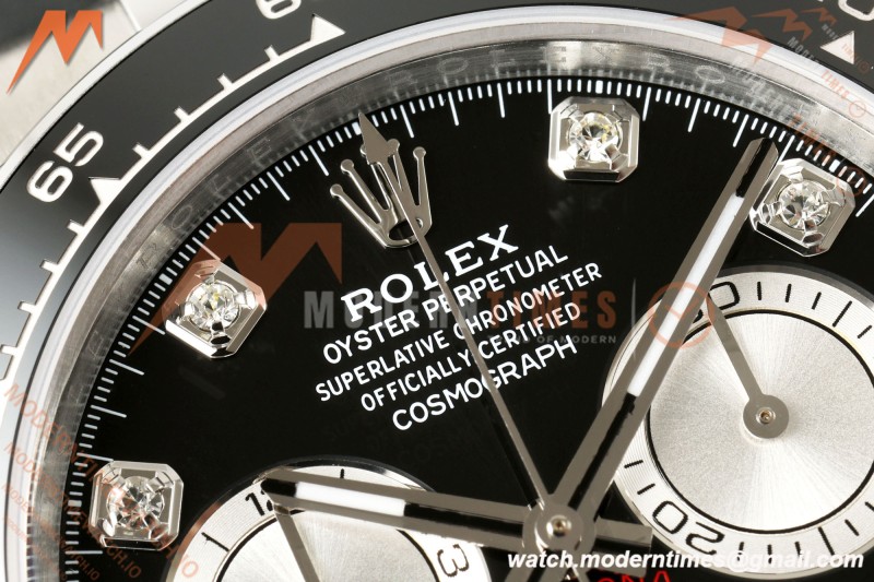 Rolex - Daytona 126519LN 40mm Gain Weight SS/RU Blk/Gry/Dia WF JH4131 Free Sprung