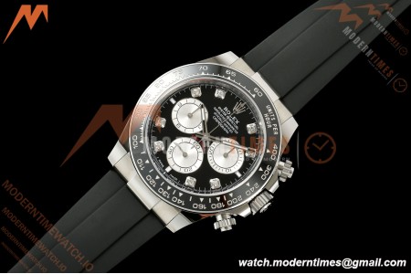 Rolex - Daytona 126519LN 40mm Gain Weight SS/RU Blk/Gry/Dia WF JH4131 Free Sprung