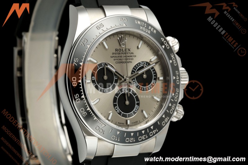 Rolex - Daytona 126519LN 40mm Gain Weight SS/RU Silver/Blk/Stk WF JH4131 Free Sprung