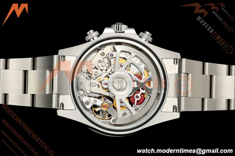 Rolex - Daytona 40mm Artisans De Genève Purple Seal SS/SS Purple Crystal Skeleton Dial Sonic SA4130