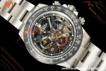 Rolex - Daytona 40mm Artisans De Genève La Montoya SS/SS Black Skeleton Dial Sonic SA4130