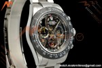 Rolex - Daytona 40mm Artisans De Genève La Montoya SS/SS Black Skeleton Dial Sonic SA4130