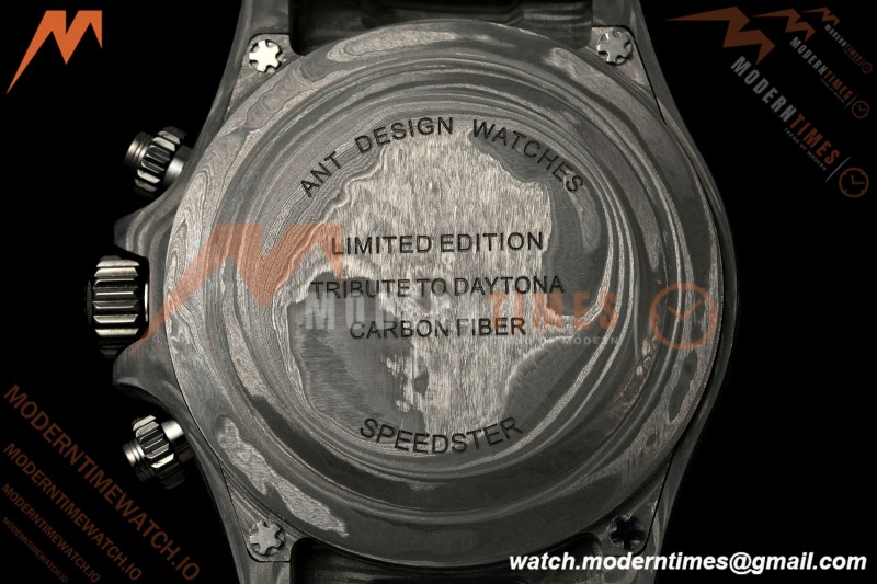 Rolex - Daytona DIW "BMW" 40mm Black Carbon Fiber/NY Wht/Stk Dial ANTF SH4130