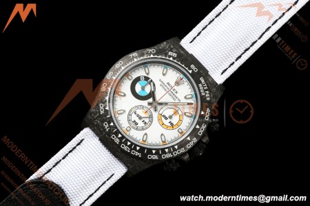 Rolex - Daytona DIW "BMW" 40mm Black Carbon Fiber/NY Wht/Stk Dial ANTF SH4130