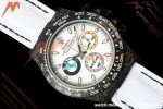 Rolex - Daytona DIW "BMW" 40mm Black Carbon Fiber/NY Wht/Stk Dial ANTF SH4130