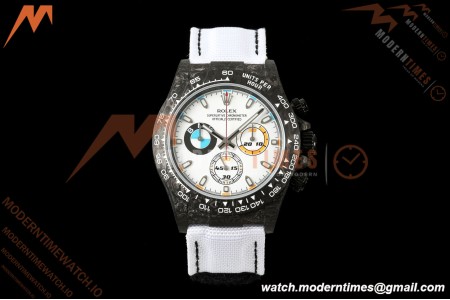 Rolex - Daytona DIW "BMW" 40mm Black Carbon Fiber/NY Wht/Stk Dial ANTF SH4130