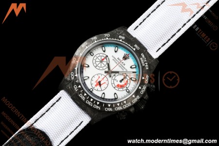Rolex - Daytona DIW "Maserati" 40mm Black Carbon Fiber/NY Wht/Stk Dial ANTF SH4130