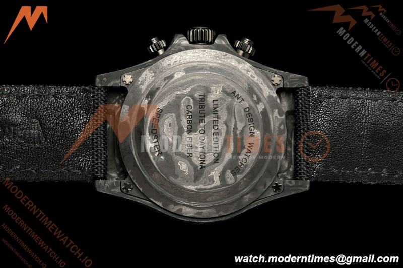 Rolex - Daytona DIW "Maybach" 40mm Black Carbon Fiber/NY Wht/Stk Dial ANTF SH4130