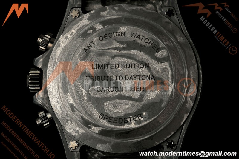 Rolex - Daytona DIW "Maybach" 40mm Black Carbon Fiber/NY Wht/Stk Dial ANTF SH4130