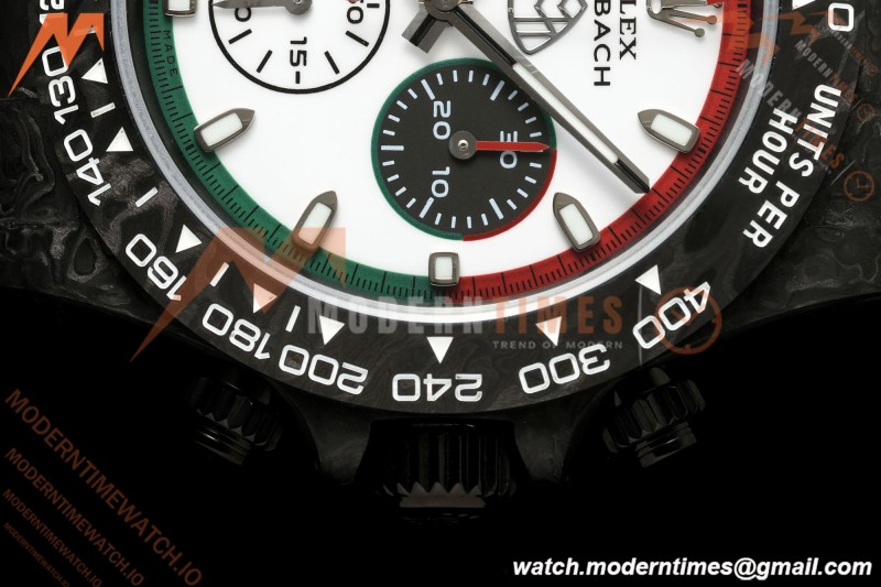 Rolex - Daytona DIW "Maybach" 40mm Black Carbon Fiber/NY Wht/Stk Dial ANTF SH4130