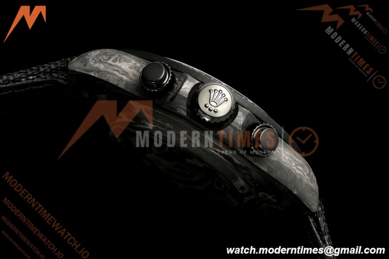 Rolex - Daytona DIW "Maybach" 40mm Black Carbon Fiber/NY Wht/Stk Dial ANTF SH4130