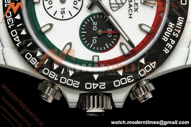 Rolex - Daytona DIW "Maybach" 40mm White Carbon Fiber/NY Wht/Stk Dial ANTF SH4130