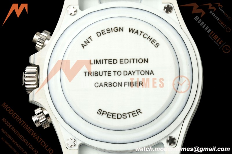 Rolex - Daytona DIW "Bugatti" 40mm White Carbon Fiber/NY Wht/Stk Dial ANTF SH4130