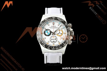 Rolex - Daytona DIW "BMW" 40mm White Carbon Fiber/NY Wht/Stk Dial ANTF SH4130