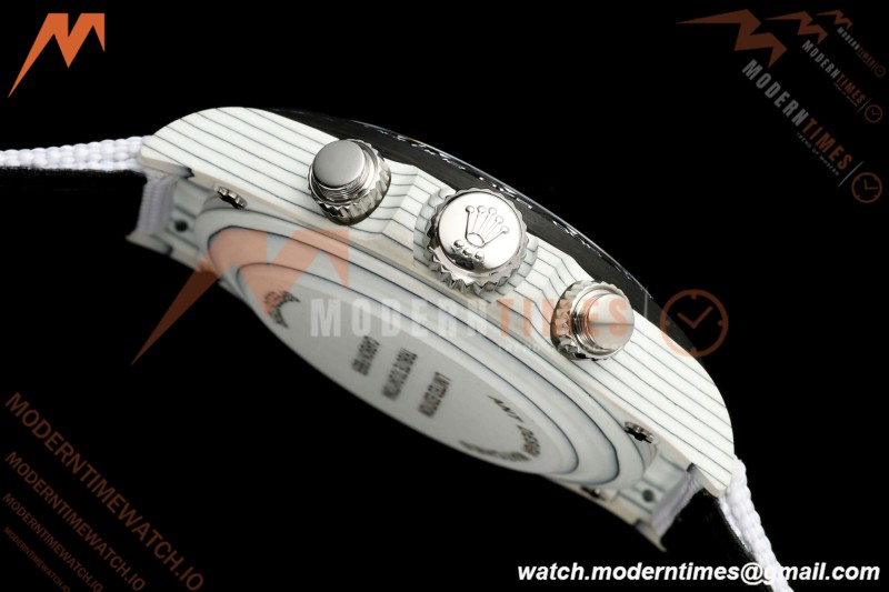Rolex - Daytona DIW "Maserati" 40mm White Carbon Fiber/NY Wht/Stk Dial ANTF SH4130