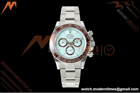 Rolex-Daytona 126506 40mm Gain Weight SS/SS Ice Blue/Stk QF V18 JH4131 Free Sprung