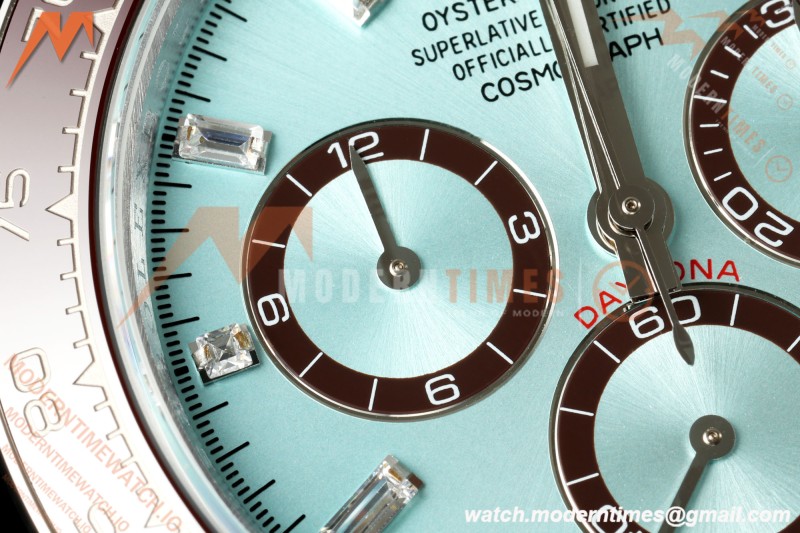 Rolex - Daytona 126506 40mm Gain Weight SS/SS Ice Blue/Dia QF V18 JH4131 Free Sprung