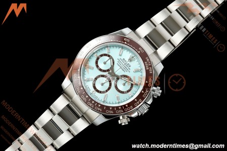 Rolex - Daytona 126506 40mm Gain Weight SS/SS Ice Blue/Dia QF V18 JH4131 Free Sprung
