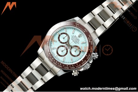 Rolex - Daytona 126506 40mm Gain Weight SS/SS Ice Blue/Dia QF V18 JH4131 Free Sprung