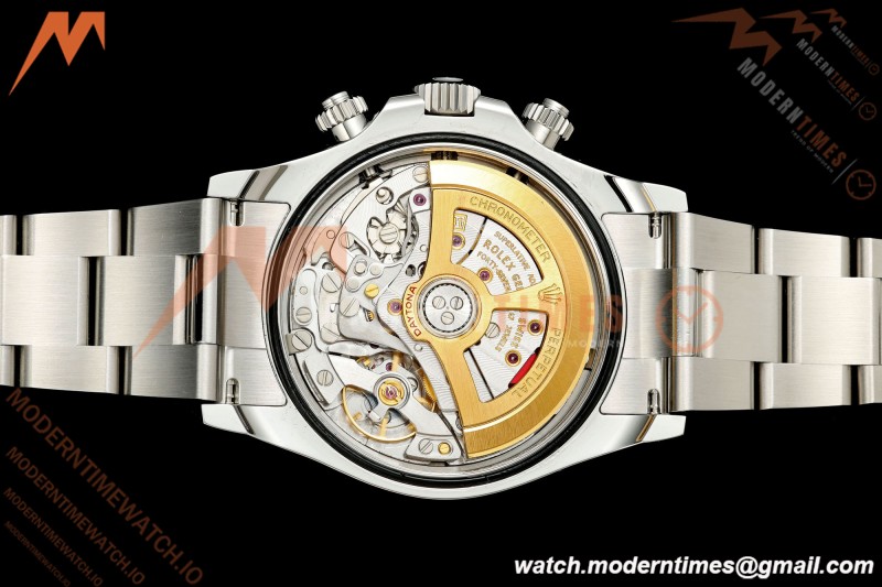 Rolex - Daytona 126502 40mm 904L SS/SS White Dial QF JH4131 Free Sprung