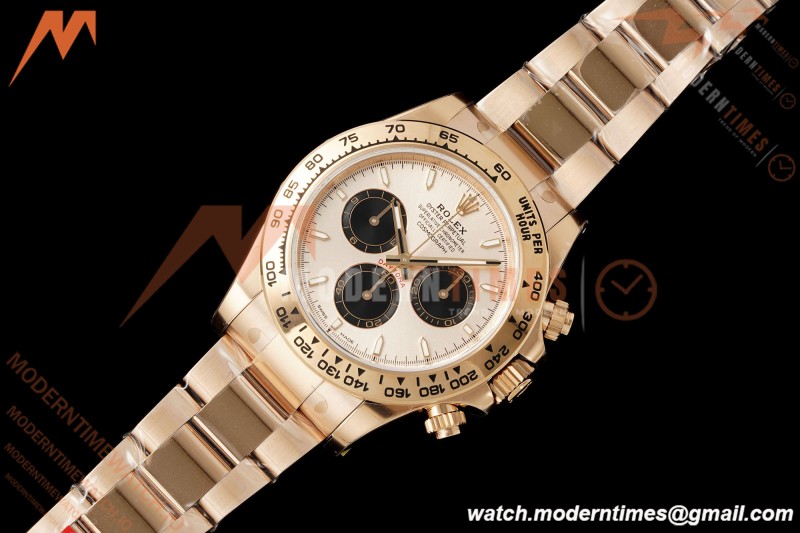 Rolex - Daytona 126505 40mm Gain Weight RG/RG Sundust/Blk/Stk VSF V3 DD4131