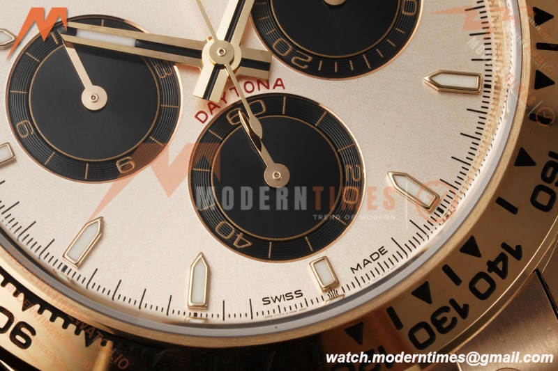 Rolex - Daytona 126505 40mm Gain Weight RG/RG Sundust/Blk/Stk VSF V3 DD4131