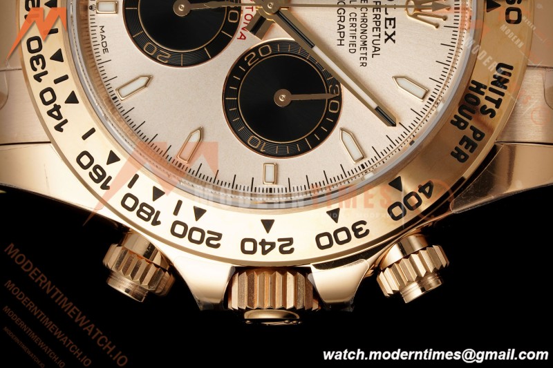 Rolex - Daytona 126505 40mm Gain Weight RG/RG Sundust/Blk/Stk VSF V3 DD4131