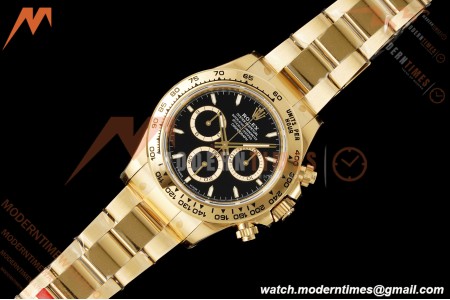 Rolex - Daytona 126508 40mm Gain Weight YG/YG Blk/Stk VSF V3 DD4131
