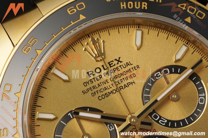 Rolex - Daytona 126518LN 40mm Gain Weight YG/RU Gold/Stk VSF V2 DD4131