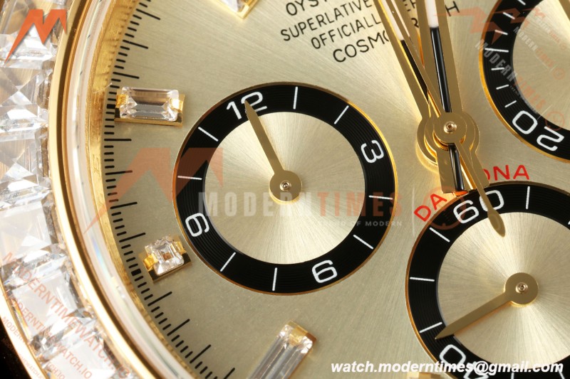 Rolex - Daytona 126538 40mm Gain Weight YG/RU YG/Dia QF V13 JH4131 Free Sprung